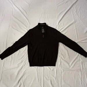 Small wool quarter zip